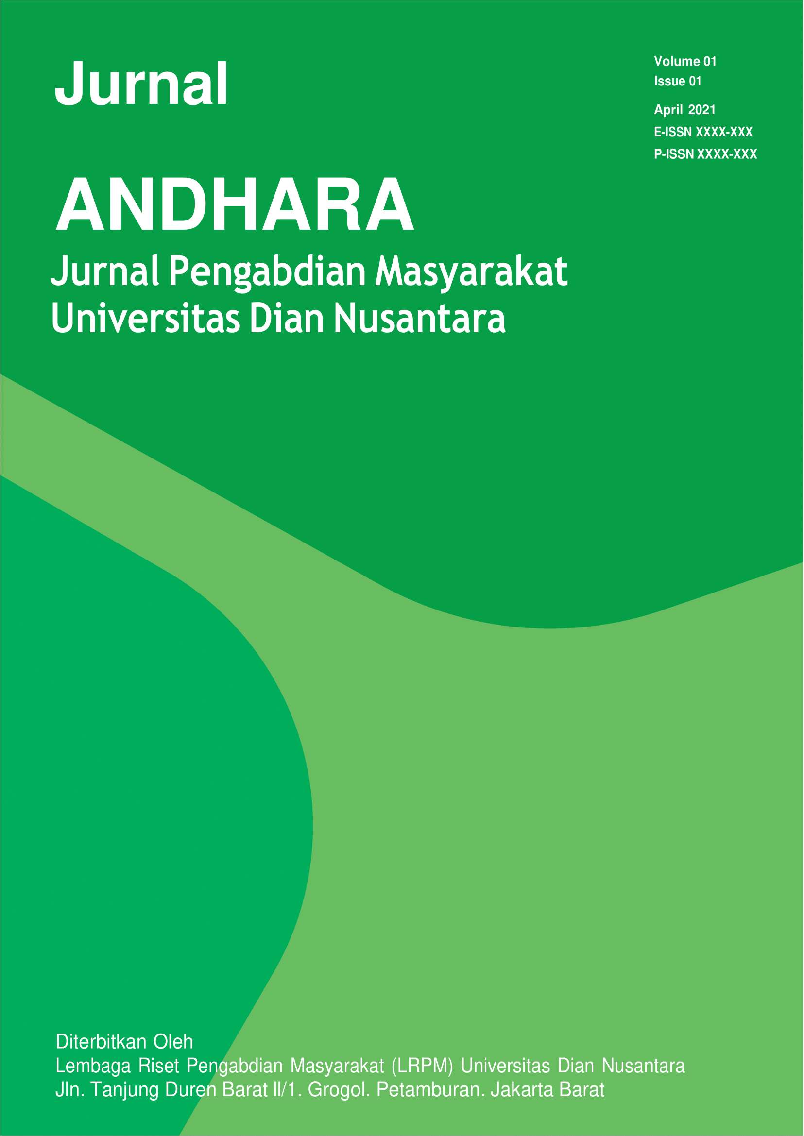 					View Vol. 1 No. 1 (2021): Jurnal Andhara [Mei 2021]
				